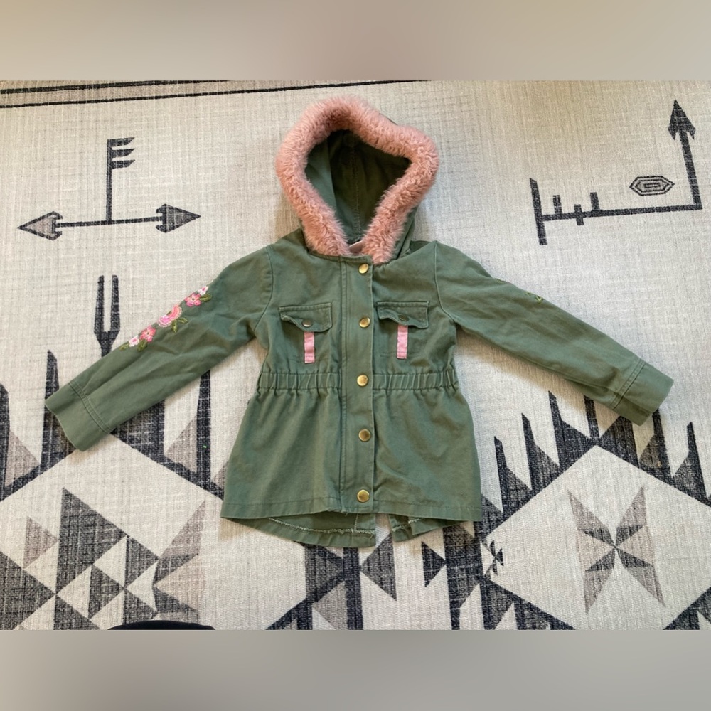 Little Lass Kids Denim Jacket, 4